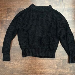 XS Black Wilfred Black Crewneck Sweater